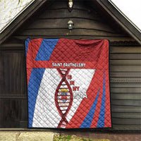 Saint Barthelemy Is In My DNA Quilt - Wonder Print Shop