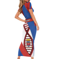 Saint Barthelemy Is In My DNA Short Sleeve Bodycon Dress - Wonder Print Shop