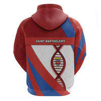 Saint Barthelemy Is In My DNA Zip Hoodie - Wonder Print Shop