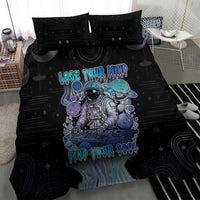 Astronaut Bedding Set Love Your Mind Find Your Soul - Wonder Print Shop