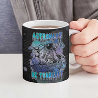 Astronaut Ceramic Mug Love Your Mind Find Your Soul - Wonder Print Shop