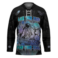 Astronaut Hockey Jersey Love Your Mind Find Your Soul - Wonder Print Shop