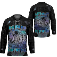 Astronaut Hockey Jersey Love Your Mind Find Your Soul - Wonder Print Shop