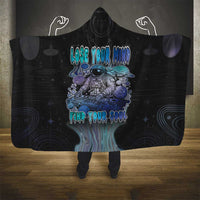 Astronaut Hooded Blanket Love Your Mind Find Your Soul - Wonder Print Shop