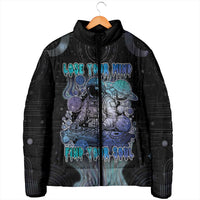 Astronaut Padded Jacket Love Your Mind Find Your Soul - Wonder Print Shop