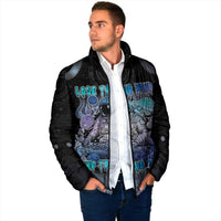 Astronaut Padded Jacket Love Your Mind Find Your Soul - Wonder Print Shop