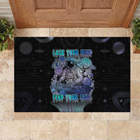 Astronaut Rubber Doormat Love Your Mind Find Your Soul - Wonder Print Shop