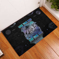 Astronaut Rubber Doormat Love Your Mind Find Your Soul - Wonder Print Shop