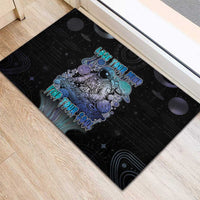 Astronaut Rubber Doormat Love Your Mind Find Your Soul - Wonder Print Shop