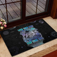 Astronaut Rubber Doormat Love Your Mind Find Your Soul - Wonder Print Shop