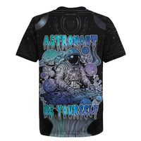 Astronaut Rugby Jersey Love Your Mind Find Your Soul - Wonder Print Shop