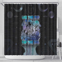 Astronaut Shower Curtain Love Your Mind Find Your Soul - Wonder Print Shop