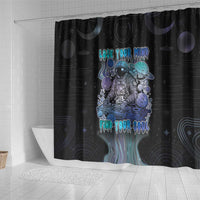 Astronaut Shower Curtain Love Your Mind Find Your Soul - Wonder Print Shop