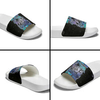 Astronaut Slide Sandals Love Your Mind Find Your Soul - Wonder Print Shop