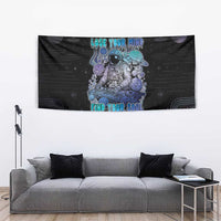 Astronaut Tapestry Love Your Mind Find Your Soul - Wonder Print Shop