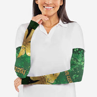 Ireland Arm Sleeves The Shamrock With The Irish Hare Patterns - Wonder Print Shop