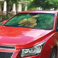 Ireland Auto Sun Shade The Shamrock With The Irish Hare Patterns - Wonder Print Shop