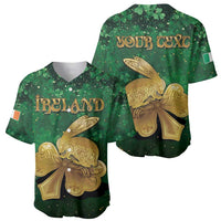 Personalized Ireland Baseball Jersey The Shamrock With The Irish Hare Patterns - Wonder Print Shop
