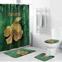 Ireland Bathroom Set The Shamrock With The Irish Hare Patterns - Wonder Print Shop