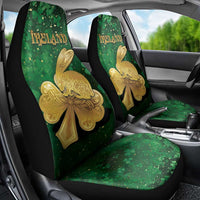 Ireland Car Seat Cover The Shamrock With The Irish Hare Patterns - Wonder Print Shop