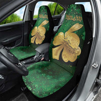 Ireland Car Seat Cover The Shamrock With The Irish Hare Patterns - Wonder Print Shop