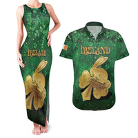 Personalized Ireland Couples Matching Tank Maxi Dress and Hawaiian Shirt The Shamrock With The Irish Hare Patterns - Wonder Print Shop