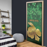 Ireland Door Cover The Shamrock With The Irish Hare Patterns - Wonder Print Shop