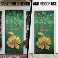 Ireland Door Cover The Shamrock With The Irish Hare Patterns - Wonder Print Shop