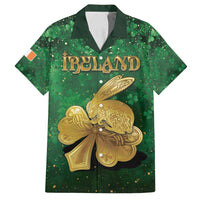 Personalized Ireland Family Matching Long Sleeve Bodycon Dress and Hawaiian Shirt The Shamrock With The Irish Hare Patterns - Wonder Print Shop