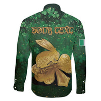 Personalized Ireland Family Matching Mermaid Dress and Hawaiian Shirt The Shamrock With The Irish Hare Patterns - Wonder Print Shop