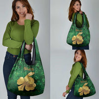 Ireland Grocery Bag The Shamrock With The Irish Hare Patterns - Wonder Print Shop