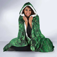 Ireland Hooded Blanket The Shamrock With The Irish Hare Patterns - Wonder Print Shop