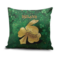 Ireland Pillow Cover The Shamrock With The Irish Hare Patterns - Wonder Print Shop