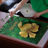 Ireland Puzzle The Shamrock With The Irish Hare Patterns - Wonder Print Shop