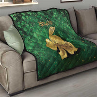 Ireland Quilt The Shamrock With The Irish Hare Patterns - Wonder Print Shop