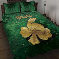 Ireland Quilt Bed Set The Shamrock With The Irish Hare Patterns - Wonder Print Shop