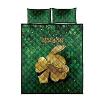 Ireland Quilt Bed Set The Shamrock With The Irish Hare Patterns - Wonder Print Shop