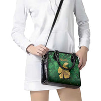 Ireland Shoulder Handbag The Shamrock With The Irish Hare Patterns - Wonder Print Shop