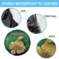 Ireland Spare Tire Cover The Shamrock With The Irish Hare Patterns - Wonder Print Shop