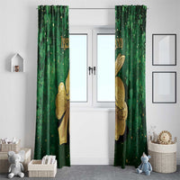 Ireland Window Curtain The Shamrock With The Irish Hare Patterns - Wonder Print Shop