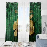 Ireland Window Curtain The Shamrock With The Irish Hare Patterns - Wonder Print Shop