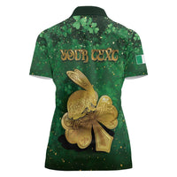 Personalized Ireland Women Polo Shirt The Shamrock With The Irish Hare Patterns - Wonder Print Shop
