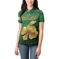 Personalized Ireland Women Polo Shirt The Shamrock With The Irish Hare Patterns - Wonder Print Shop