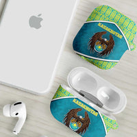 Kazakhstan AirPods Case The Eagle With Kazakh Patterns - Wonder Print Shop