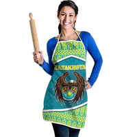 Kazakhstan Apron The Eagle With Kazakh Patterns - Wonder Print Shop