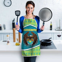 Kazakhstan Apron The Eagle With Kazakh Patterns - Wonder Print Shop