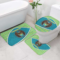 Kazakhstan Bathroom Set The Eagle With Kazakh Patterns - Wonder Print Shop