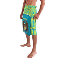 Personalized Kazakhstan Lavalava The Eagle With Kazakh Patterns - Wonder Print Shop