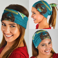 Kazakhstan Neck Gaiter The Eagle With Kazakh Patterns - Wonder Print Shop