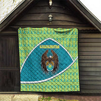 Kazakhstan Quilt The Eagle With Kazakh Patterns - Wonder Print Shop